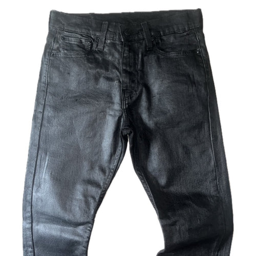 Waxed Cat-Scratch Denim